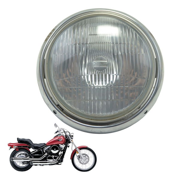Farol E Aro C/ Detalhes Kawasaki Vulcan Vn 800 95-05 Orig
