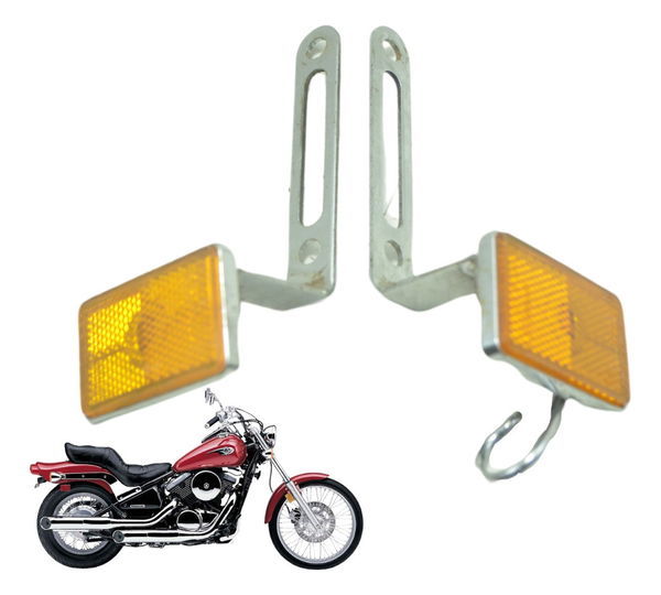 Par Acabamento Sissy Bar Kawasaki Vulcan Vn 800 95-05 Orig