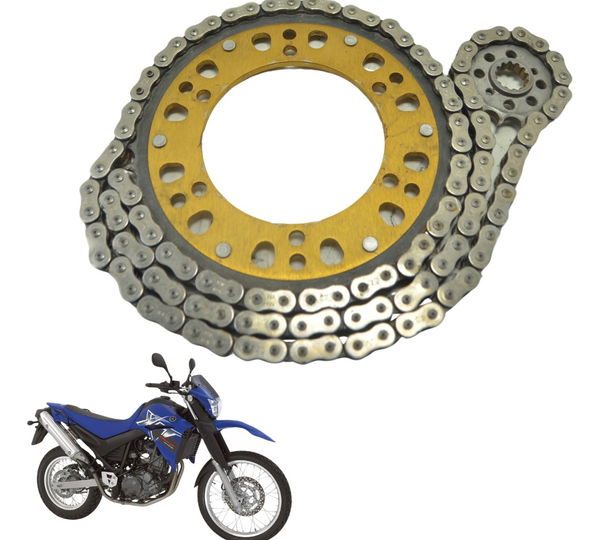 Kit Relação Yamaha Xt 660 R 05-08  Prateado