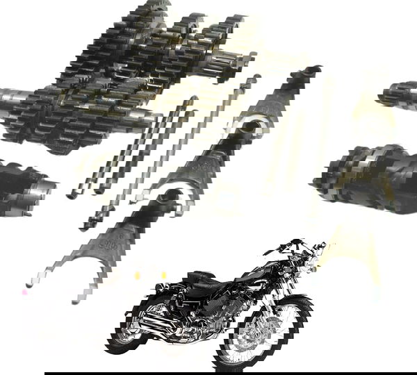 Caixa Marcha Câmbio Yamaha Virago Xv 535 94-02 Original