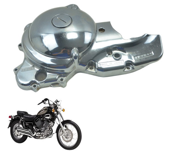 Tampa Estator Motor Esq Yamaha Virago Xv 535 94-02 Original Prateado