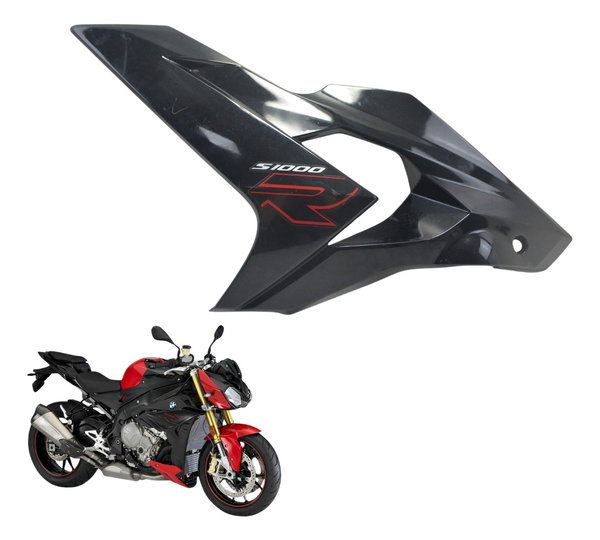 Carenagem Lateral Esq C/ Detalhe Bmw S 1000 R 14-17 Original Preto