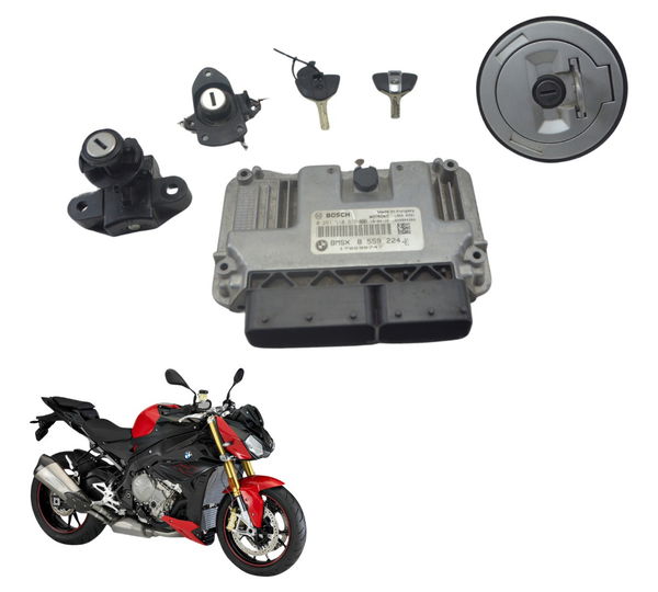 Kit Chave Ignição Modulo Cold Bmw S 1000 R 14-17 Original