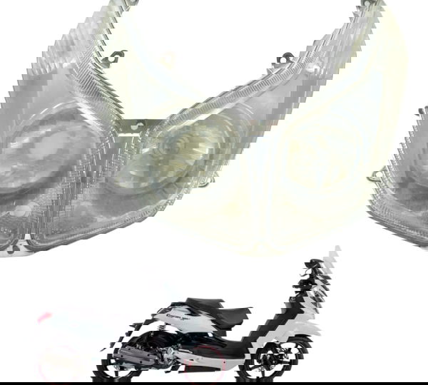 Farol C/ Det Dafra Citycom 300i 11-17 Original Direito