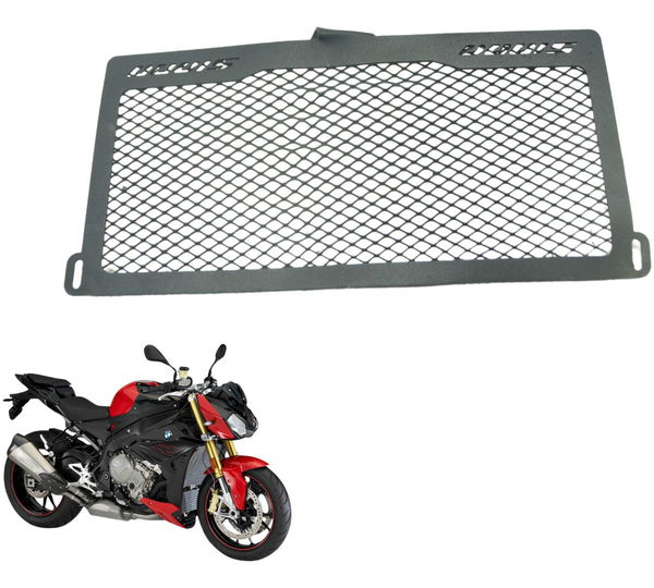 Grade Radiador Óleo C/ Detalhes Bmw S 1000 R 14-17 Original Preto