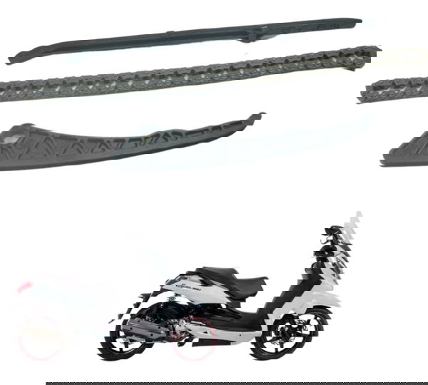 Kit Guia Tensor Corrente Comando Dafra Citycom 300i 11-17