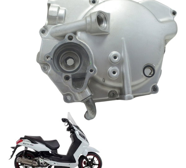 Tampa Motor Direito Dafra Citycom 300i 11-17 Original Cinza