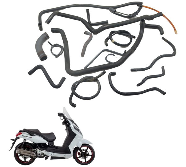 Kit Mangueira Dafra Citycom 300i 11-17 Original Preto