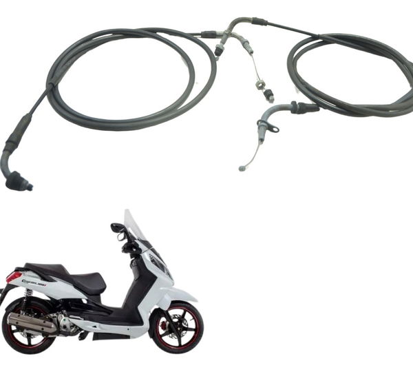Cabo A E B Acelerador Dafra Citycom 300i 11-17 Original