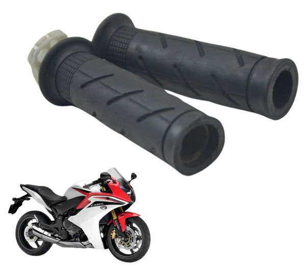 Par Manoplas C/ Avaria Honda Cbr 600f 12-14 Original Preto