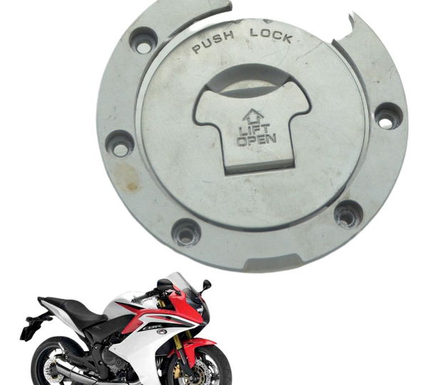 Tampa Tanque C/ Avaria Honda Cbr 600f 12-14 Original Cinza