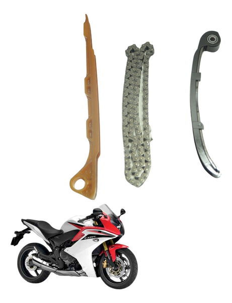 Kit Guia Tensor Corrente Comando Honda Cbr 600f 12-14 Orig