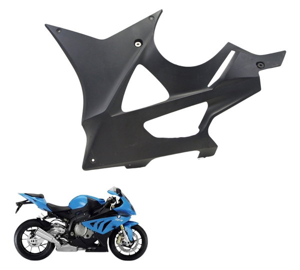 Spoiler Carenagem Lateral Esq C/avaria Bmw S 1000 Rr 10-14 Preto