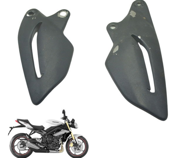 Par Protetor Calcanhar Triumph Street Triple 675 13-16 Orig 000 00