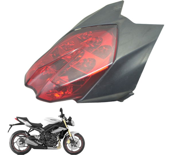 Lanterna Traseira Triumph Street Triple 675 13-16 Original Vermelho
