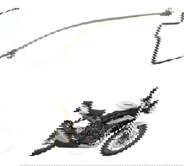 Flexível Freio Diant Triumph Street Triple 675 13-16 Orig