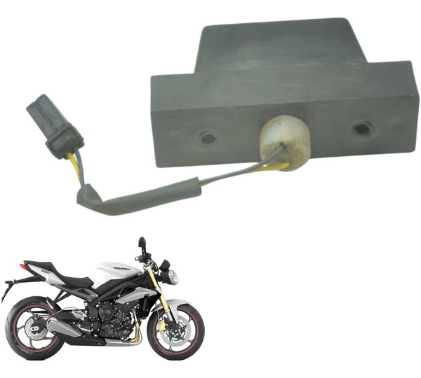 Luz Placa Triumph Street Triple 675 13-16 Original Preto