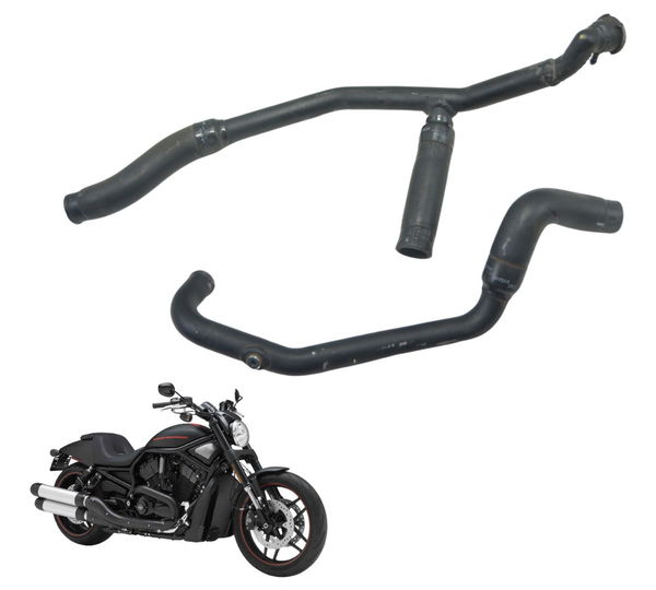 Par Mangueira Bocal Radiador Harley Night Rod 12-16 Original