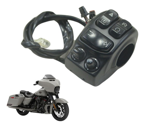 Chave Punho Partida Harley Street Glide Cvo 2020 Original
