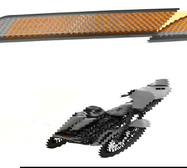 Refletor Olho De Gato Harley Street Glide Cvo 2020 Original