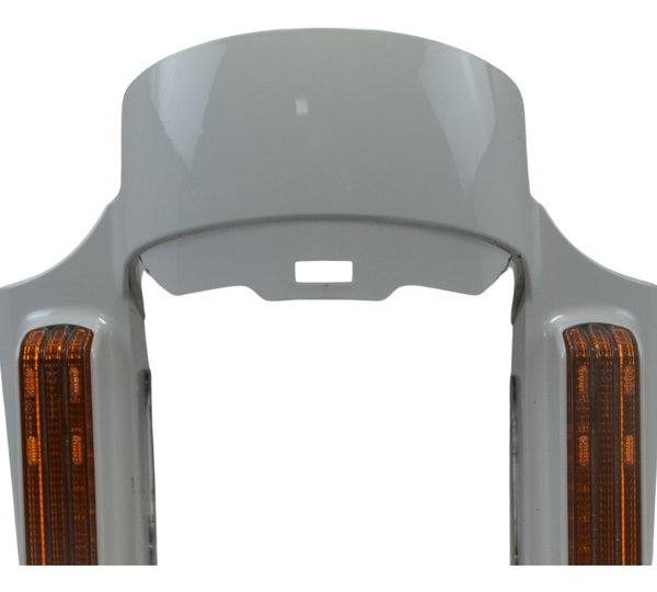 Lanterna C/pisca Led Suporte Placa Harley Street Glide Cvo Esquerdo Laranja