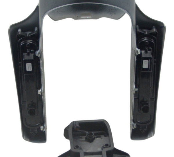 Lanterna C/pisca Led Suporte Placa Harley Street Glide Cvo Esquerdo Laranja