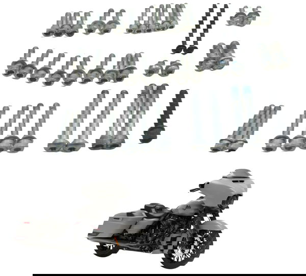 Jogo De Parafusos Chassi Harley Street Glide Cvo 2020 Orig