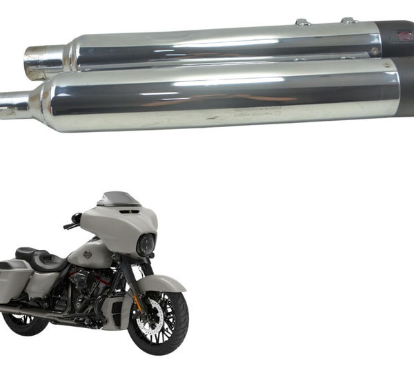 Par Ponteira Escape Harley Street Glide Cvo 2020 Original