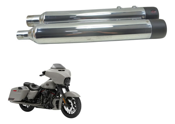 Par Ponteira Escape Harley Street Glide Cvo 2020 Original