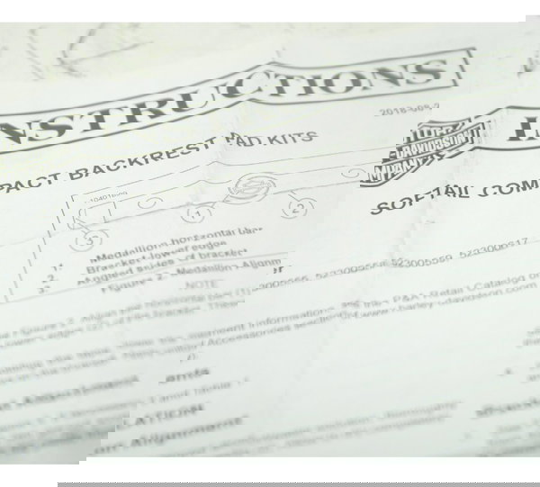 Almofada Banco Garupa Harley Softail