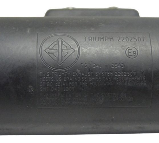 Escape Direito Triumph Bonneville T200