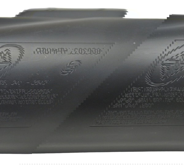 Escape Esquerdo C/ Avaria Triumph Bonneville T120 Black