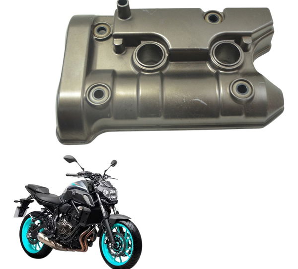 Tampa Cabeçote Yamaha Mt 07 15-24 Original Cinza