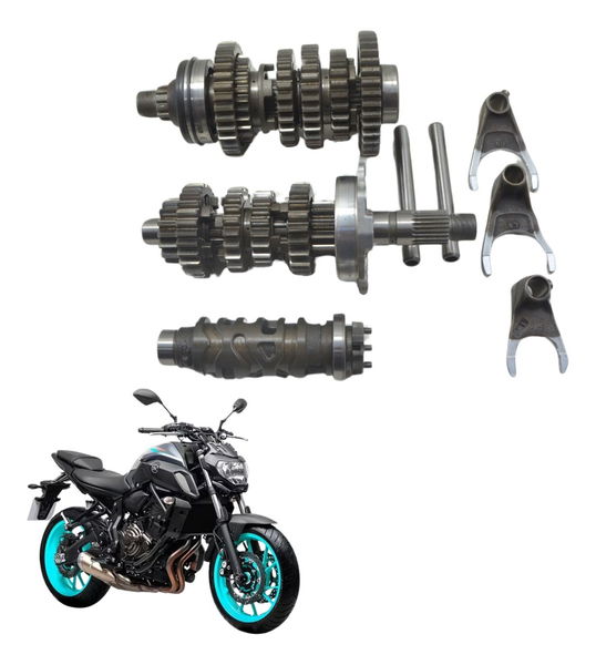 Caixa Marcha Cambio Completo Yamaha Mt 07 15-24 Original
