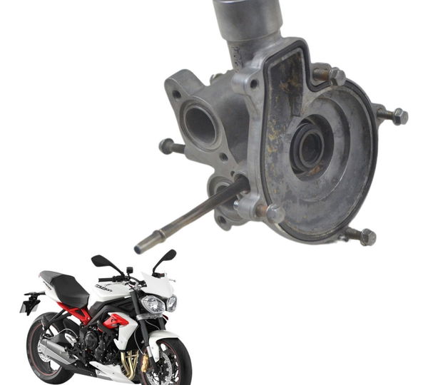 Carcaça Bomba Agua/óleo Triumph Street Triple 675 13-16 Orig