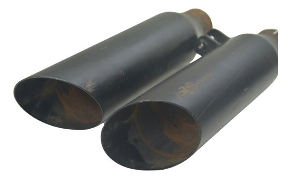 Par Ponteira Escape C/ Detalhes Harley Night Rod Esportivo