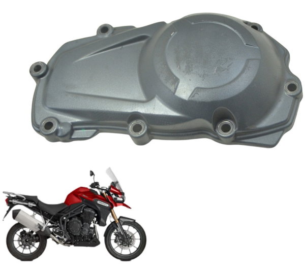 Tampa Motor Direito Pulsador Triumph Tiger 1200 12-17 Ex  Cinza-escuro