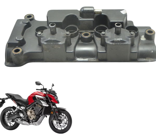 Tampa Cabeçote Honda Cb 650f 15-21 Original Preto