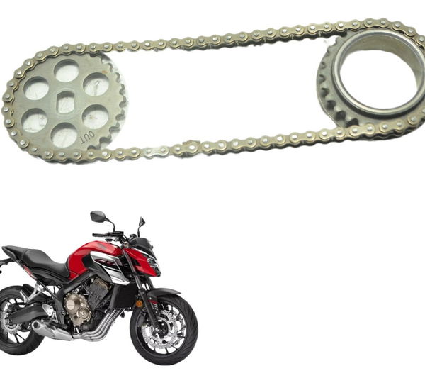 Engrenagem Corrente Bomba Óleo Honda Cb 650f 15-21 Original