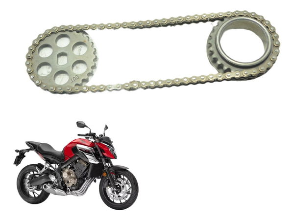 Engrenagem Corrente Bomba Óleo Honda Cb 650f 15-21 Original