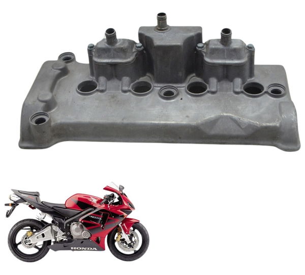 Tampa Cabeçote Honda Cbr 600 Rr 03-06 Original Cinza-escuro