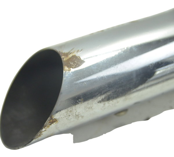 Par Ponteira Escape C/ Detalhes Harley Xl 883 N 1200 Orig