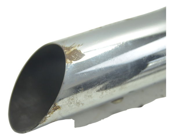 Par Ponteira Escape C/ Detalhes Harley Xl 883 N 1200 Orig