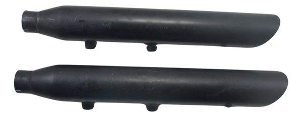 Par Ponteira Escape C/ Detalhe Harley Sportster Xl 1200 Orig