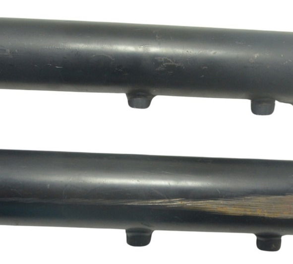 Par Ponteira Escape C/ Detalhe Harley Sportster Xl 1200 Orig