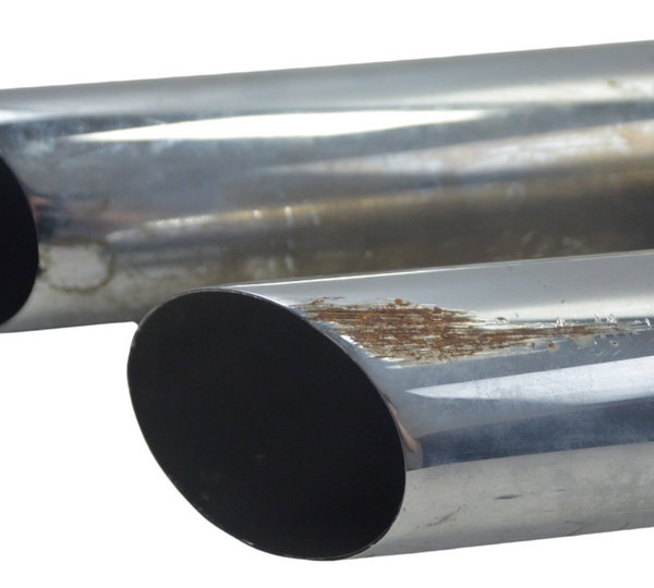 Par Ponteira Escape C/ Detalhes Harley Softail Heritage Orig