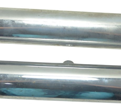 Par Ponteira Escape C/ Detalhes Harley Softail Heritage Orig