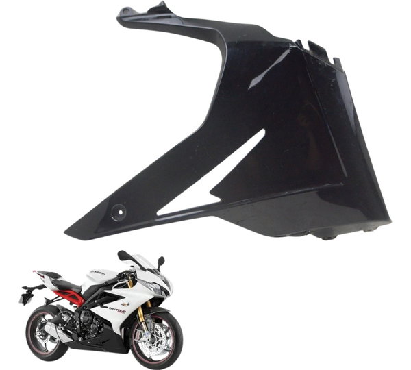 Spoiler Direito C/avaria Triumph Daytona 675r 13-16 Original Preto