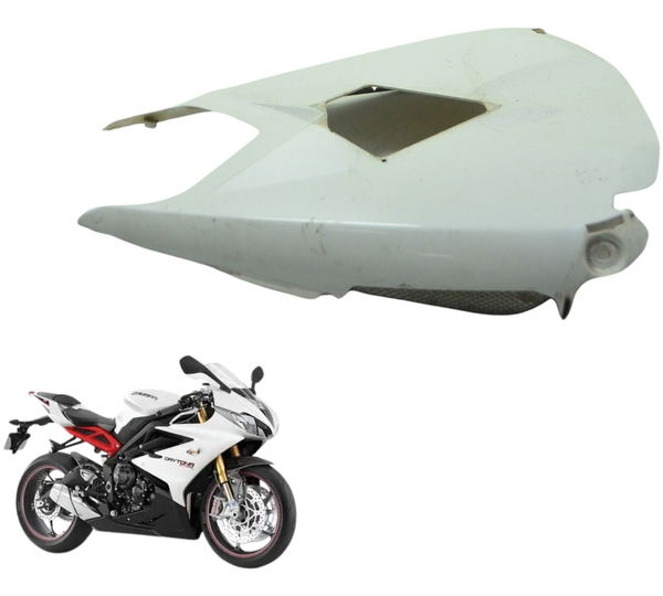 Carenagem Rabeta Inferior Triumph Daytona 675r 13-16 Orig Branco