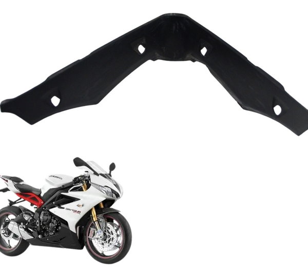 Acabamento Central Spoiler Triumph Daytona 675r 13-16 Orig Preto